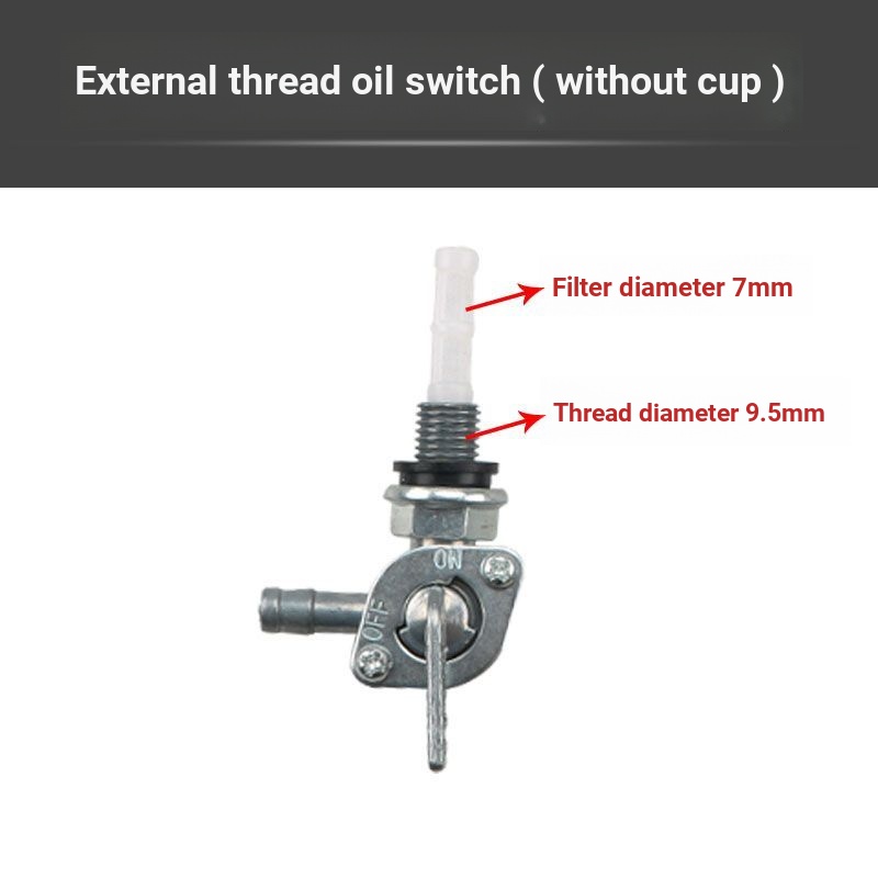 เครื่องกําเนิดไฟฟ้าเบนซินอุปกรณ์เสริม 168F190 การใช้ถังสวิทช์ F 2-8KW ภายในภายนอกด้ายการใช้ถังสวิทช์