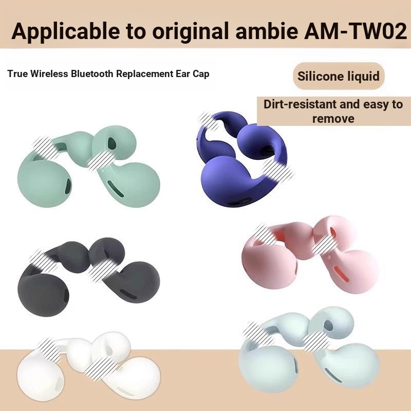 เหมาะสําหรับ Sony ambie AM-TW02 ชุดหูฟังบลูทูธ Bone Conduction Ambie ชุดหูฟังเปลี่ยน Earmuff ซิลิโคน