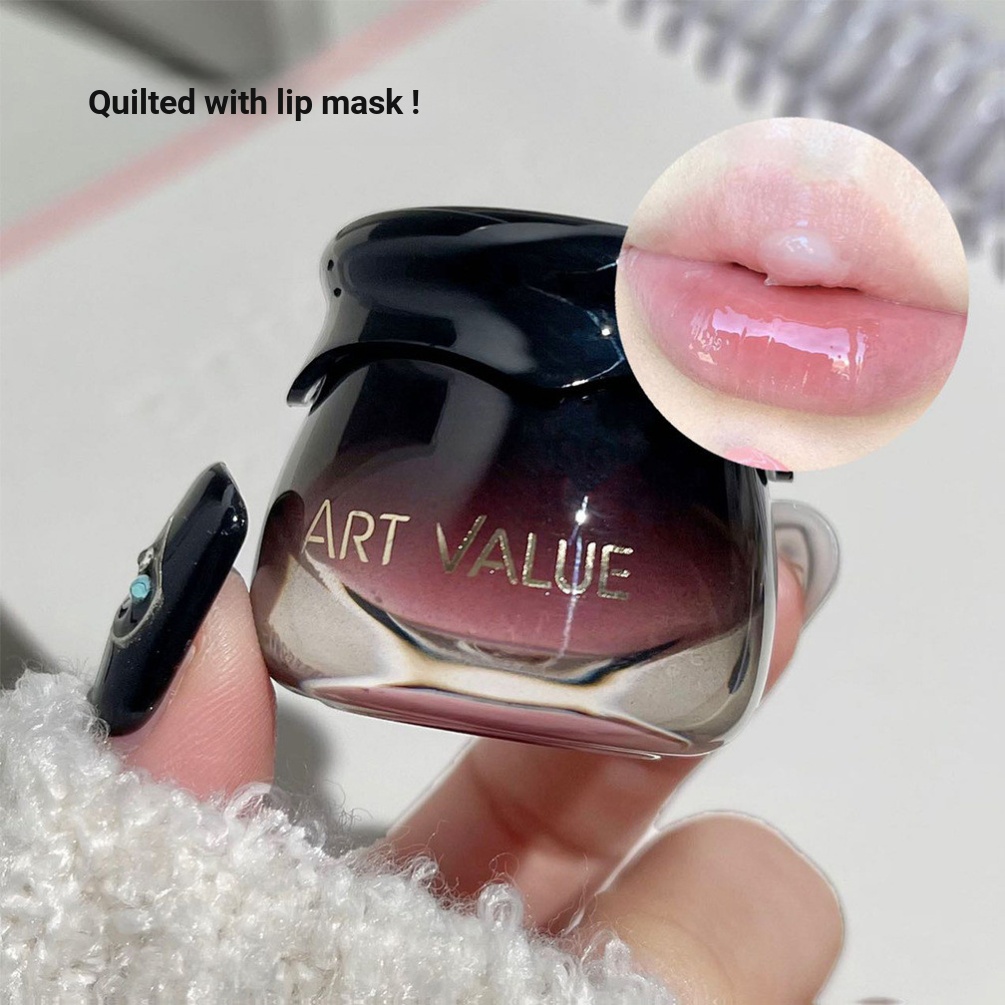 ~~ Art Value Small Black Can Lip Mask Moisturizing Jelly Lip Care ลิปสติก Primer Lip Care ลิปสติกไม่