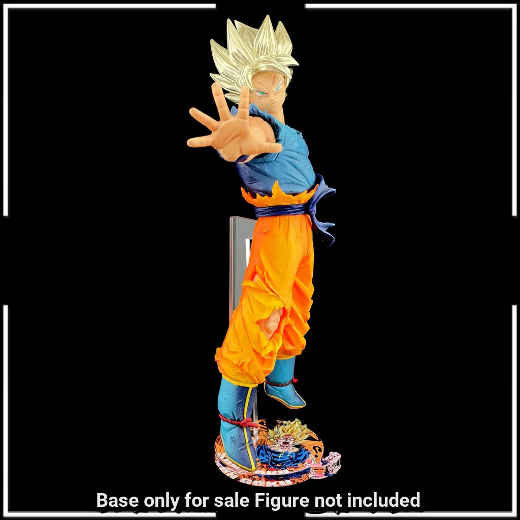 [ไม่รวมตุ๊กตา] เหมาะสําหรับฐานอะคริลิค Dragon Ball BOS Son Goku Super Saiyan Son Goku