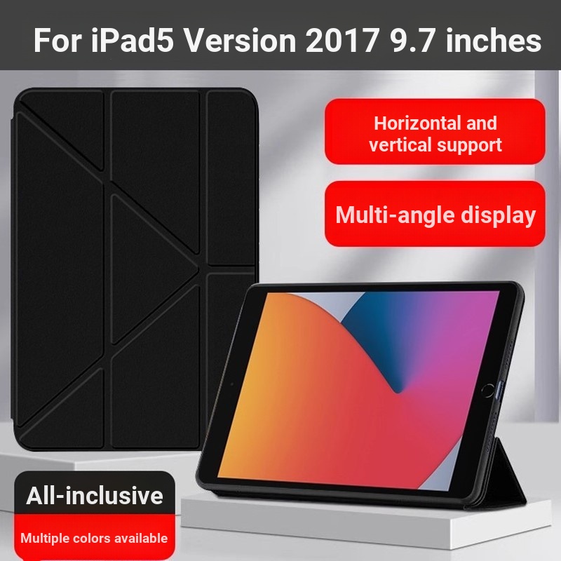 เหมาะสําหรับ ipad รุ่นที่ 5 เคส 2017 รุ่นกันกระแทก 1822 ซิลิโคน 3+Y แนวนอนแนวตั้งรองรับ 5th Generati