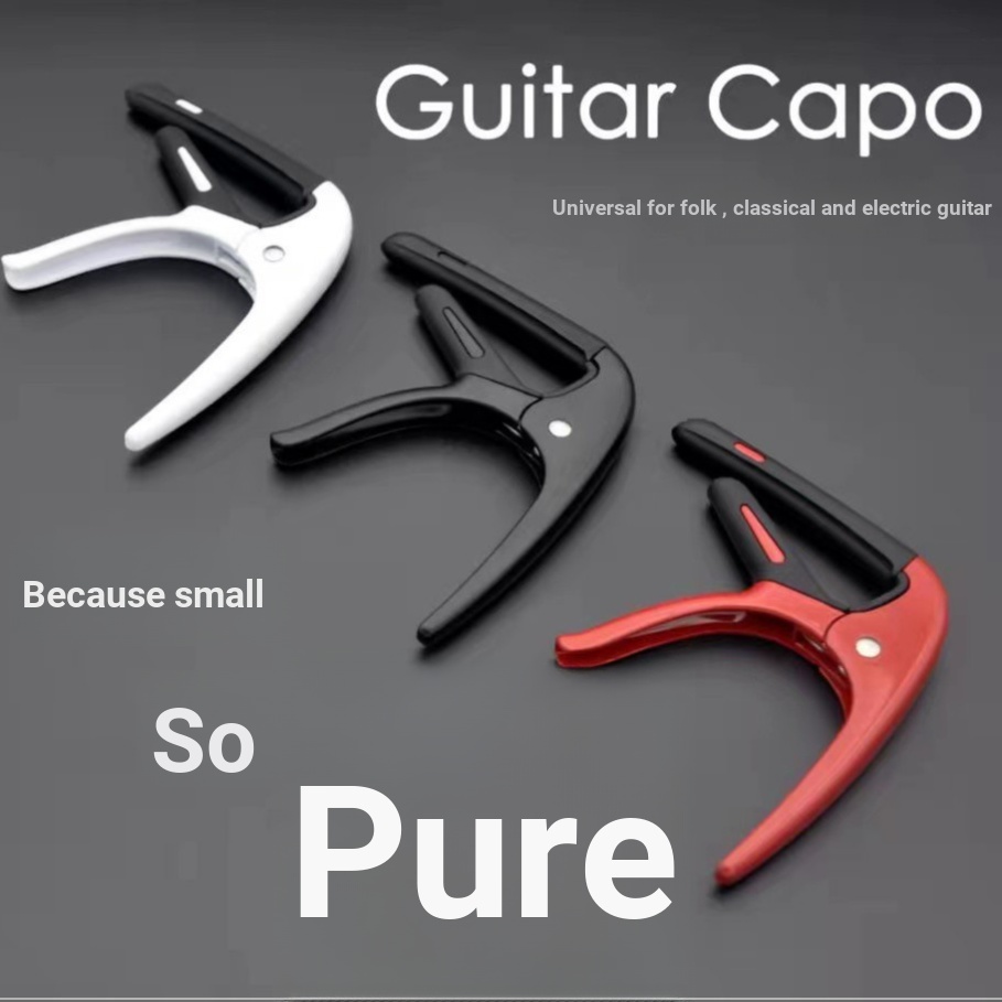 ราคาต่ํา Spike กีต้าร์โปร่ง capo capo กีต้าร์โปร่งไฟฟ้า capo คลิปโลหะ capo อุปกรณ์กีตาร์