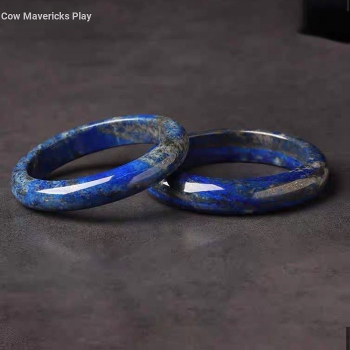 Blue Old Ore Blue Stone Seiko Crafts Bracelet Stone Small Jewelry Bracelet Female Quartz Stone