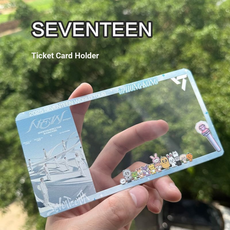 SEVENTEEN Hong Kong Japan Concert Barley Ticket Protection Ticket Stub Storage Storage Transparent C