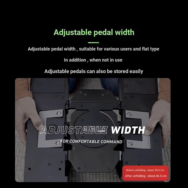 Turtle Coast VELOCITYONE RUDDER จําลองเที่ยวบิน RUDDER โลหะ Accelerator Pedal Professional RUDDER