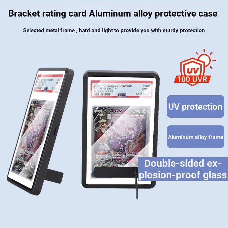 P PSA/CGC/CCIC/PCS Bracket สไตล์ Grading Card เคสป้องกัน Pokémon ptcg การ์ด Anti-UV เคสป้องกัน