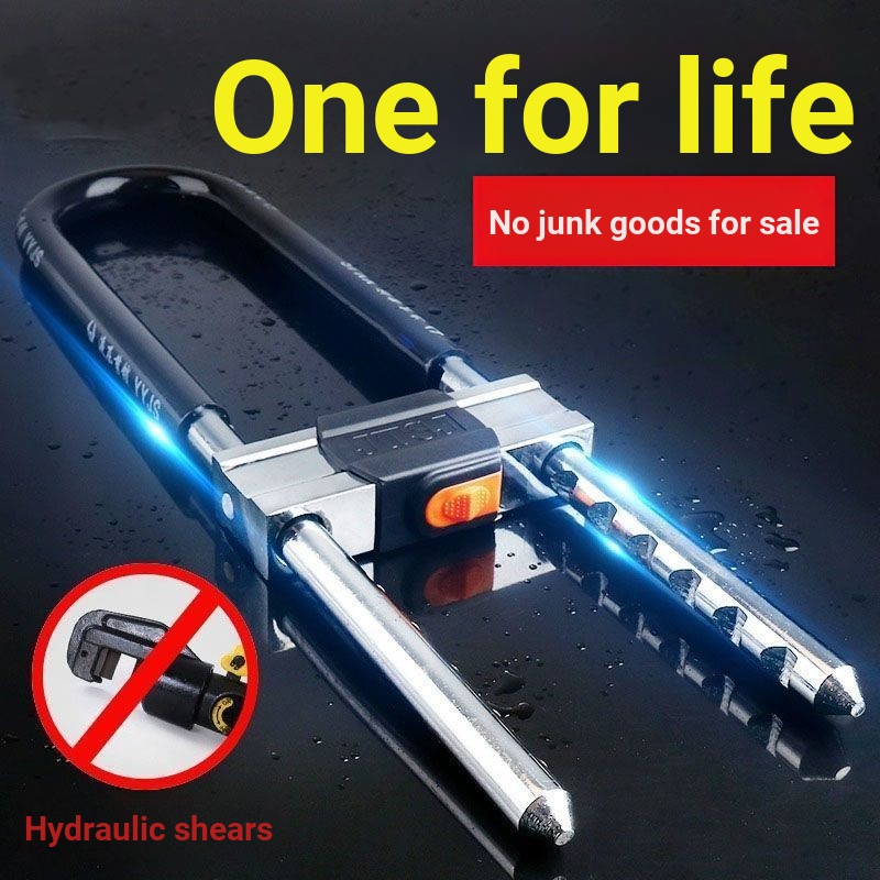 [ใช้ตลอดอายุการใช้งานสําหรับ One Handle] ล็อคประตูกระจก U-Shaped Lock Double Door Mortise Lock Glass