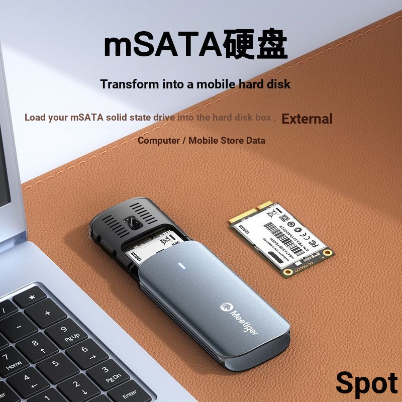 Mihu msata Hard Disk Box msata Solid State Hard Disk Box mSATA to usb External Mobile Hard Disk Box
