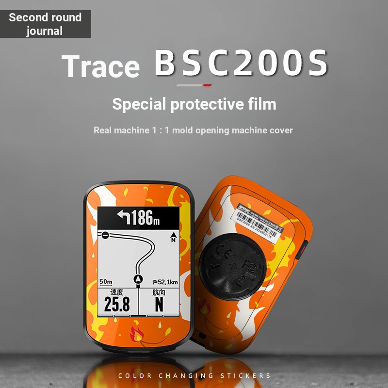 เหมาะสําหรับ iGPSPORT BSC200S สติ๊กเกอร์นาฬิกาจับเวลาเปลี่ยนสีนาฬิกาจับเวลาจักรยานกันน้ํานาฬิกาจับเว