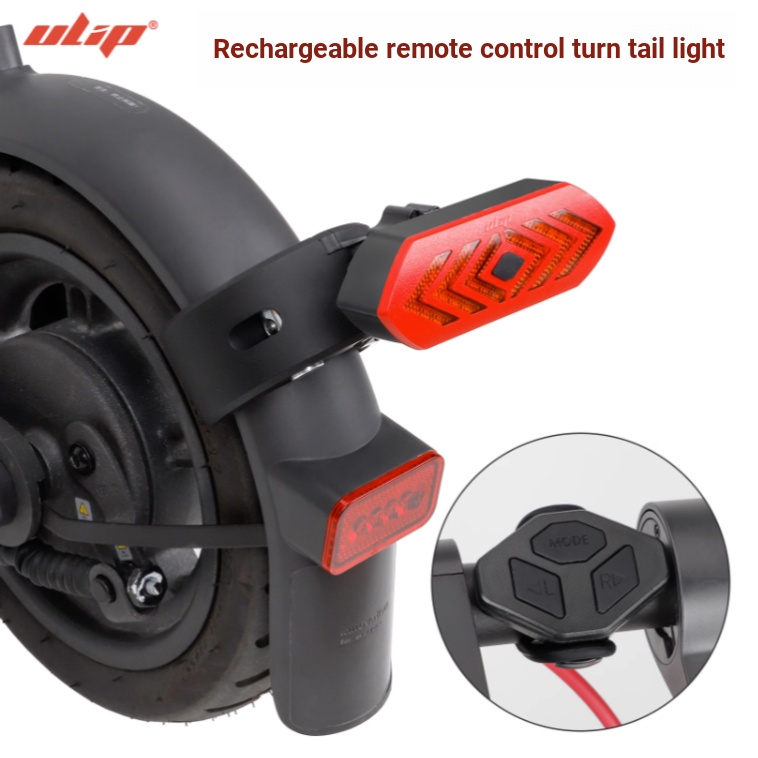 Xiaomi M365 PRO NINEBOT ES2 F20 F30 F40 D18 D28 สกู๊ตเตอร์ไฟฟ้าด้านหลัง Mudguard Clip-on Turn Tail L