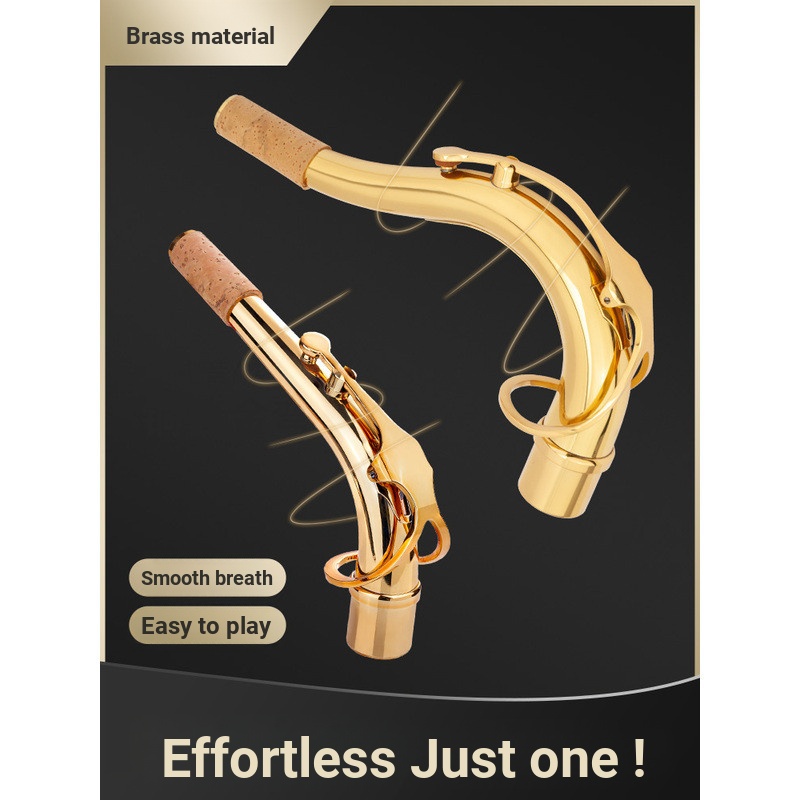 Drop E Tune Alto แซ็กโซโฟนเครื่องดนตรีข้อศอกคอคอลมขลุ่ยหัวคอ Tenor Drop b Tune แซ็กโซโฟน Universal