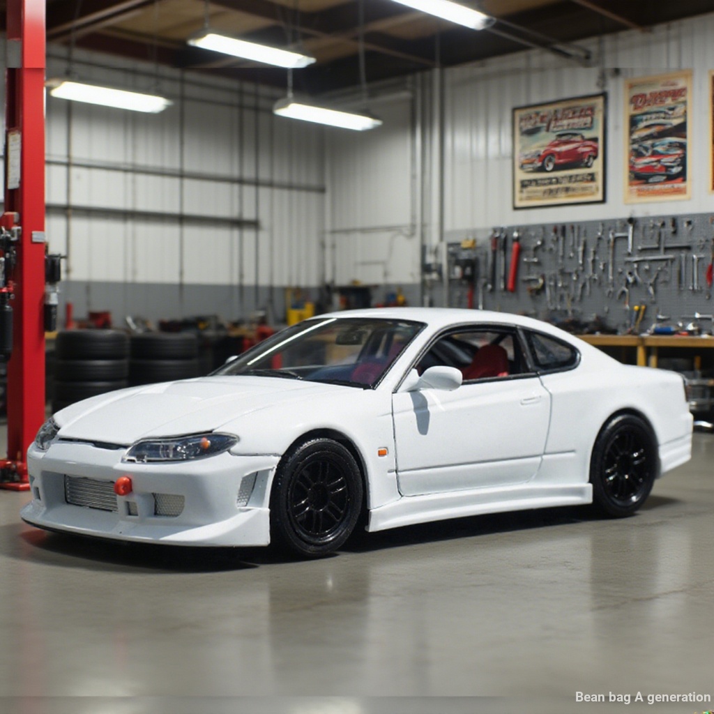 WELLY 1:24 Nissan Silvia S15 รถ Diecasts & Toy Vehicles รถรุ่น Miniature Scale รุ่นรถของเล่นสําหรับเด็ก