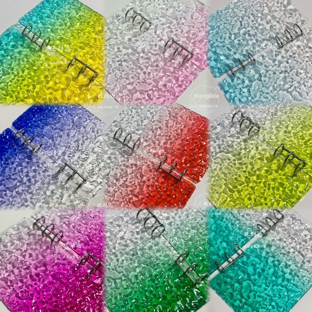 หนังสือการ์ด singba เปลือกหลวม Original A6 อะคริลิคใสมูลค่าสูงเปลือกหลวม Perforated Aidou การ์ตูน Star Chasing Photocard Storage