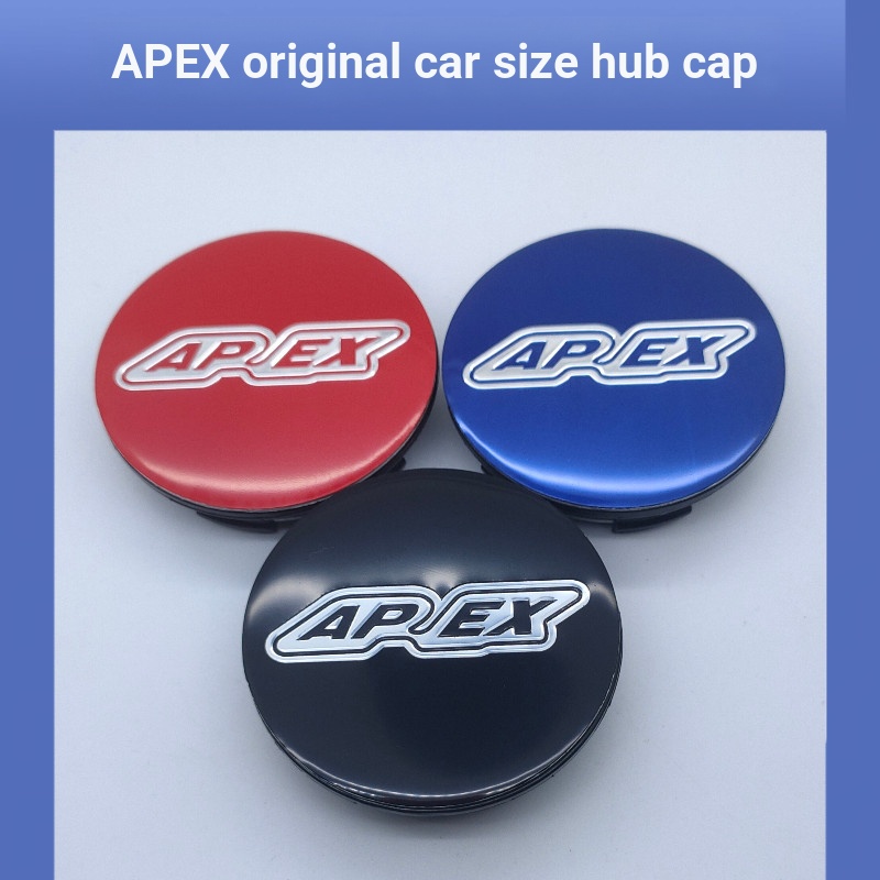 APEX Original Car Size Hub Cover APEX ดัดแปลงฝาครอบล้อ vs5rs ยางฝาครอบกลางสีดําสีแดงสีฟ้าตกแต่งฝาครอ