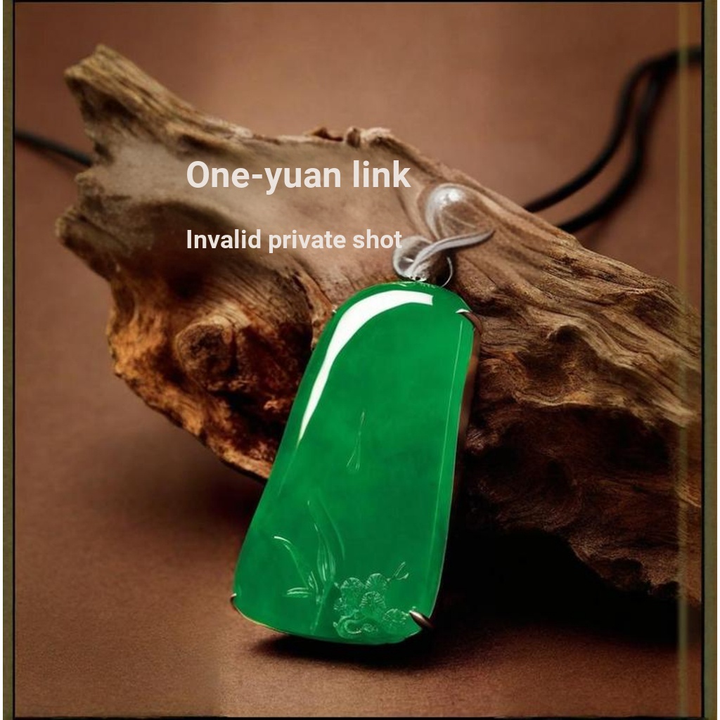 Jiayufeicui Live Link Bead Bracelet สร้อยคอ จี้รวม 77