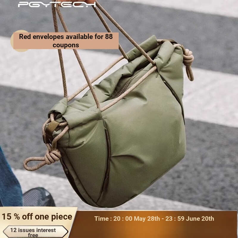 Mall คุณภาพ PGYTECH Dandelion OneGo Drawstring Bag Cloud Bag กระเป๋ากล้อง Micro Single Messenger Bag