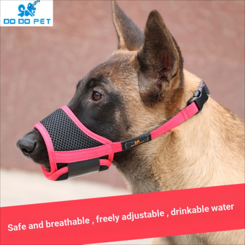 Velcro Adjustable Puppy Muzzle Mask Breathable DODOPET Dog Dog Muzzle Muzzle