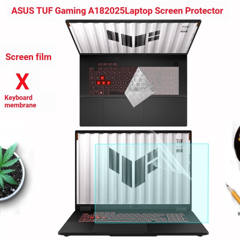 ใช้สําหรับ Asus TUF Gaming A18 2025 โน้ตบุ๊คหน้าจอป้องกันฟิล์ม 18 นิ้ว FA808UM แป้นพิมพ์คอมพิวเตอร์ฟ