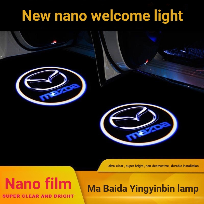 Mazda6 Mazda6 8/Atez/Mazda6/Ruiyi/ไฟต้อนรับเฉพาะแสงเลเซอร์การปรับเปลี่ยนไฟประตูการฉายภาพ