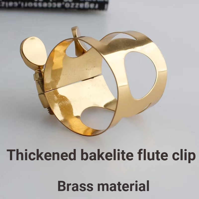 B.Alto Drop e/Tenor Drop B/Tenor Drop B Tune แซ็กโซโฟน Bakelite ขลุ่ยคลิปทองเหลือง Clamp อุปกรณ์เสริ
