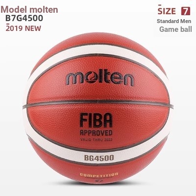 ลูกบาสเก็ตบอล Molten/Molten เบอร์ 7 เบอร์ 6 พรีเมี่ยม PU การดูดซับความชื้นหนังนุ่มในร่มเกมการฝึกอบรม