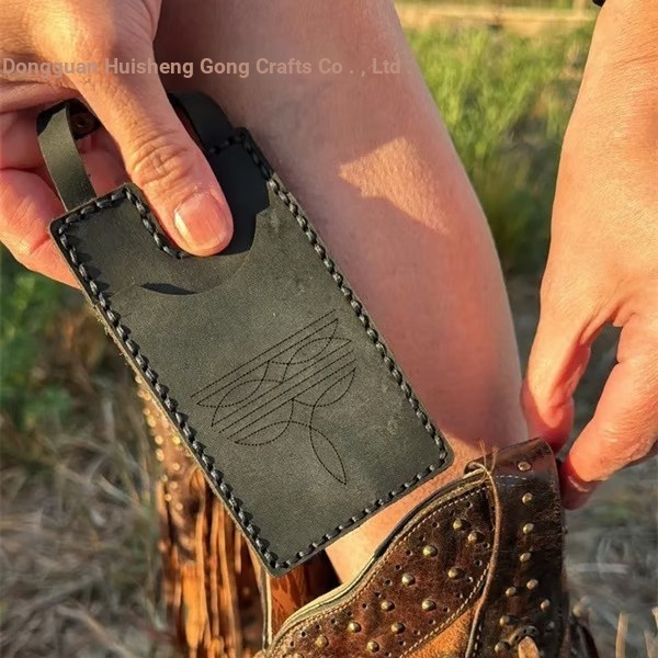 Cross-border easy Boot Wallet with Snap Strap 女性手工皮时尚กองทัพ包