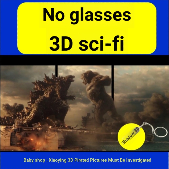 3D Movie Segment U Disk อย่าสวมใส่แว่นตานาฬิกา 4K Panoramic High-Definition Video imax Movie Stereo 