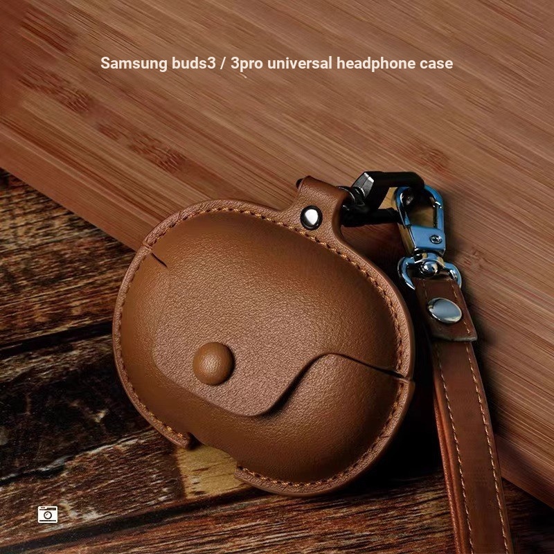 เหมาะสําหรับ Samsung Galaxy buds3 เคสป้องกันหูฟัง buds3Pro เคสป้องกัน Samsung Buds3FE เคสหนัง