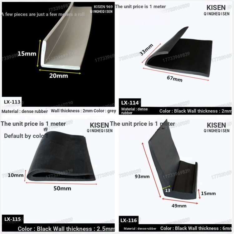 โปร่งใสโปร่งใส L-Shaped ยาง Edging Strip แถบปิดผนึกซิลิโคน L-Shaped มุมขวา Anti-Collision กันกระแทกกระจกกันน้ํา Do