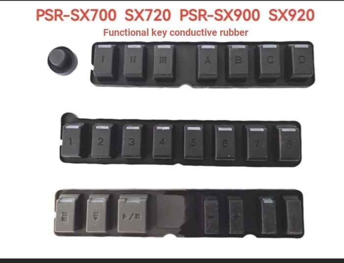 จัดส่งภายใน 24 ชั่วโมงสําหรับ Yamaha SX900SX700 จังหวะยางนําไฟฟ้า ABCD เริ่มต้นหยุดคีย์หน่วยความจําย