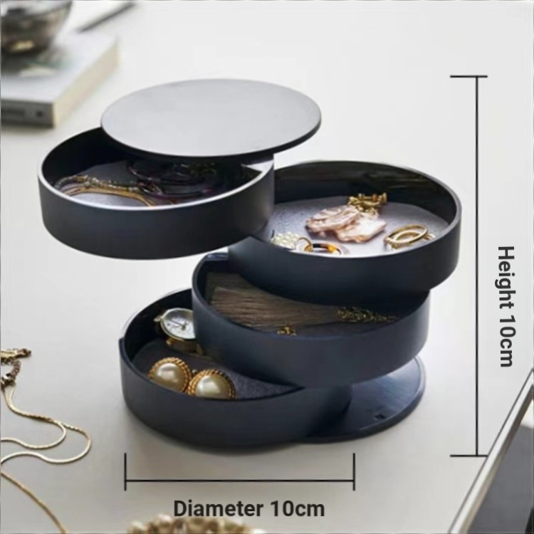 Tyk Nordic Insหมุนเครื่องประดับCreativeกล่องเครื่องประดับแหวนสร้อยข้อมือหลายชั้นสร้อยคอเครื่องประดับ
