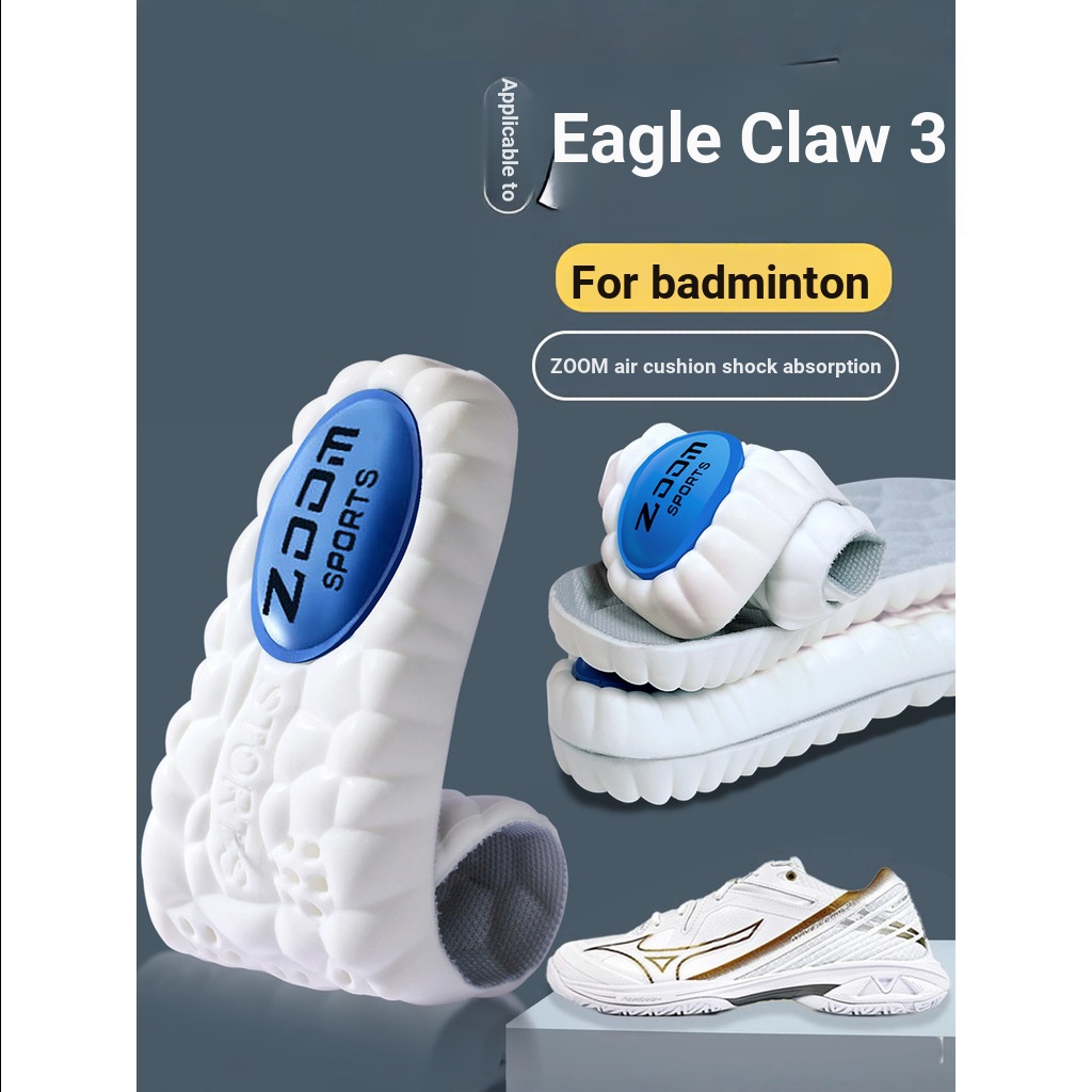[Footprint] เหมาะสําหรับ Mizono Eagle Claw 3 พื้นรองเท้าแบดมินตันผู้ชายผู้หญิงกีฬาเบาะลมการดูดซับแรง