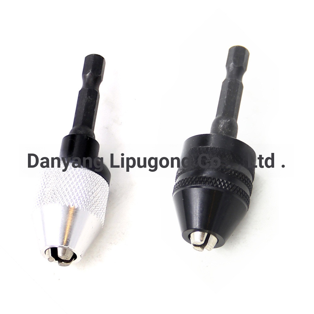 A.Quick เปลี่ยนประเภท 0.3-6.5 มม.Hex Shank เจาะ Chuck สาม-Jaw Custom Twist เจาะ Chuck D0YB