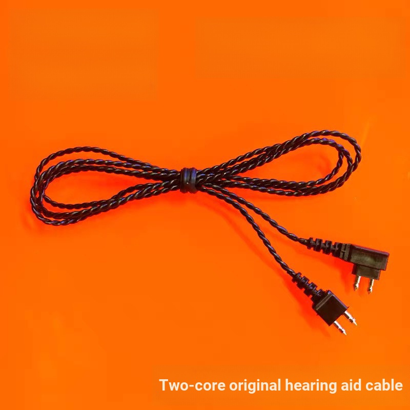 Rx Siemens Universal VITA118 กล่องประเภทเครื่องช่วยฟังสายอุปกรณ์เสริมสาย Dual-Core สายหูฟัง 2-Core ล