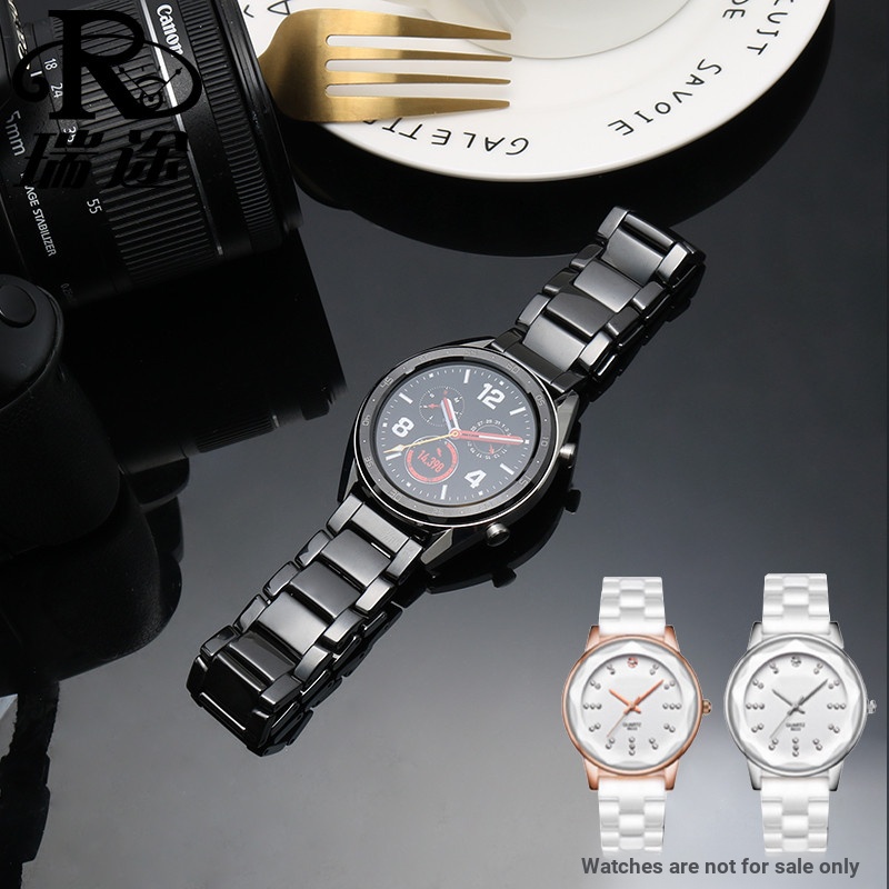 สายนาฬิกาเซรามิก ปรับให้เข้ากับ Rossini guess Tieshida West Iron City dw สายเหล็กนาฬิกา 18 มม.ผู้ชาย