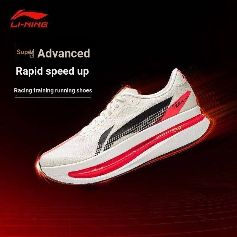 ซับ/Li Ning Chitu 9ULTRA รองเท้าวิ่งรองเท้าผู้ชาย Breathable น้ําหนักเบา Racing รองเท้าวิ่งการฝึกอบร