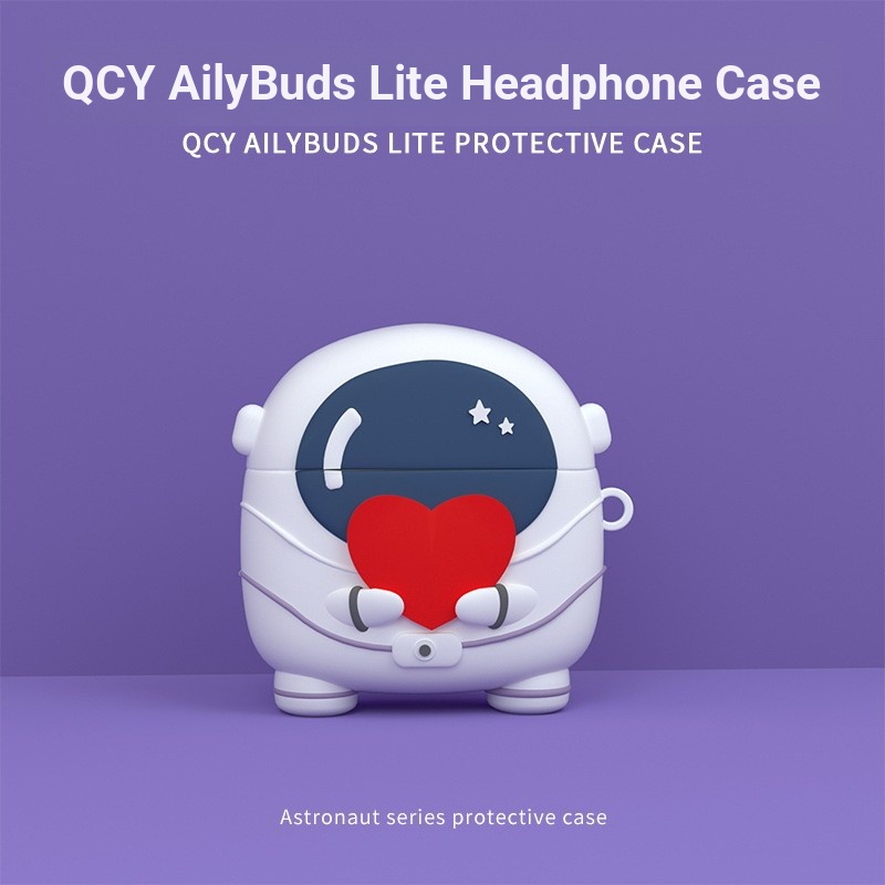 เหมาะสําหรับ QCY AilyBuds Lite ชุดหูฟังบลูทูธเคสป้องกัน qcy lite Youth Edition เคสป้องกันชุดหูฟัง