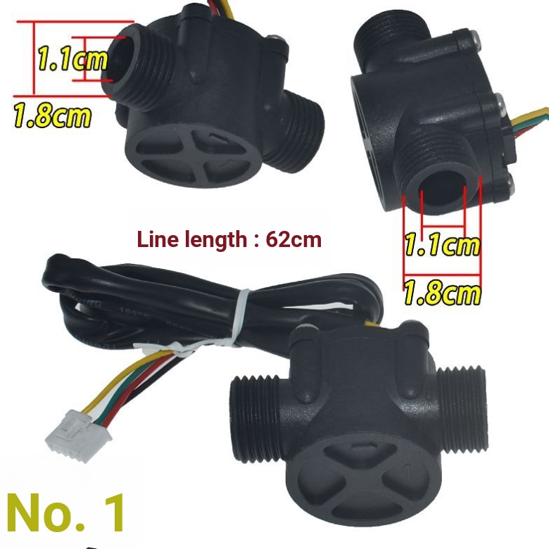 Universal เครื่องทําน้ําอุ่น Water Flow Sensor ติดผนังเตา Hall Sensor เครื่องทําน้ําอุ่นไฟฟ้า Flow ส