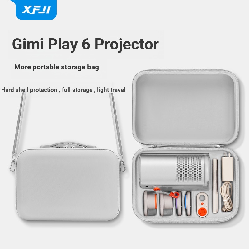 เหมาะสําหรับ XGIMI Play6 โปรเจคเตอร์กระเป๋าแบบพกพาแบบพกพากระเป๋าเป้สะพายหลัง Play6e โปรเจคเตอร์กล่อง