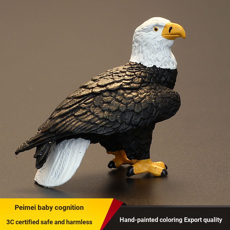 Plaything House จําลองสัตว์ของเล่นสัตว์นกนกนก Eagles Eagles White-Headed Sea Eagles American Eagles