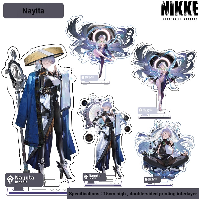 [Nayuta/Nayuta] NIKKE Niki Merchanting Card Wuwei Turntable การพิมพ์สองด้าน Interlayer ครบรอบหนา