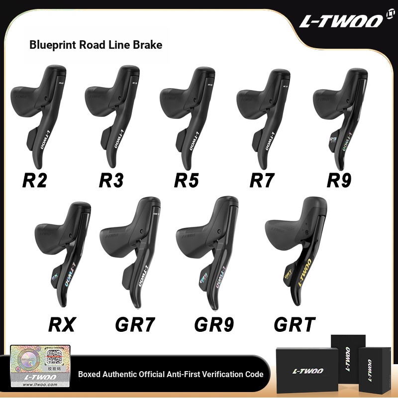 LTWOO Blueprint R2R3R5R7R9RX แผนที่จักรยาน Derailleur คู่มือ Shift Lever 14/16/20/22/24 ความเร็ว