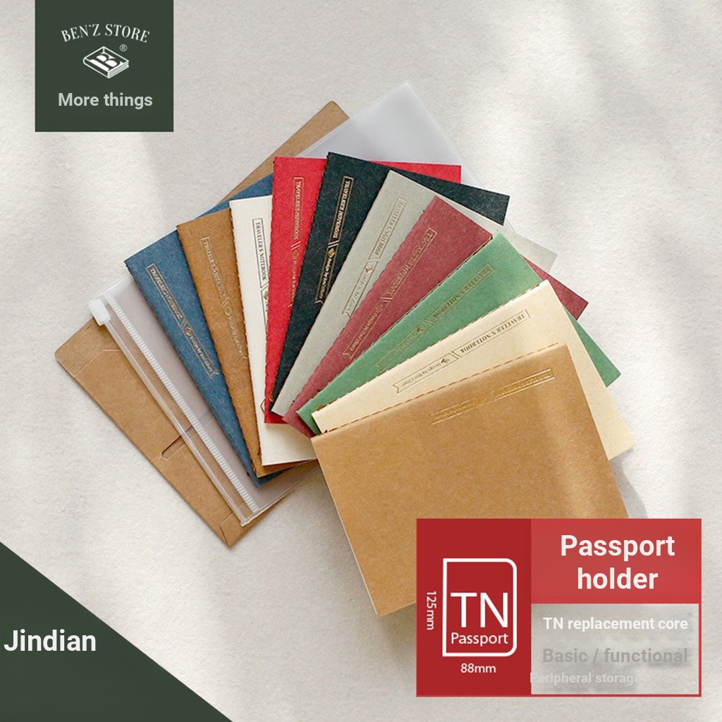 สมุดบันทึกพกพา หลายสิ่ง TN Inner Core Handbook Passport ทดแทนหน้าใน สําหรับแผนรายวันและการเดินทาง