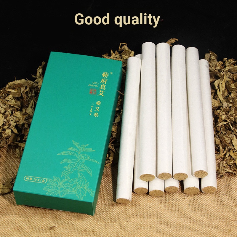 [Ai Chuchuu] แถบ Moxibustion กํามะหยี่อบอุ่นบริสุทธิ์ Moxibustion Strips Moxibustion Strips Three-Ye