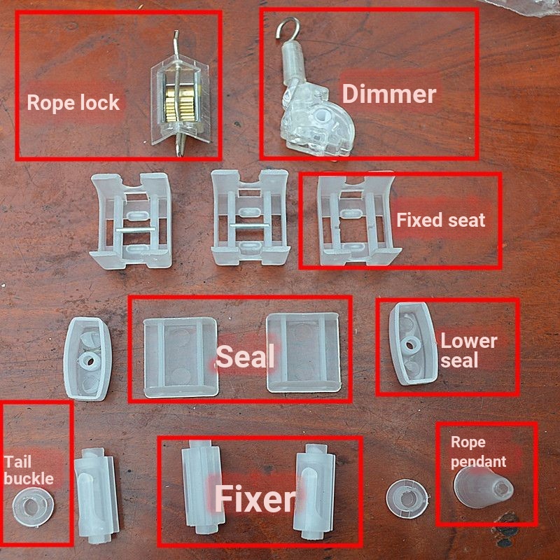 Tyk Accessories Louver Accessories Aluminium Louver Accessories Full Set Louver Dimmer Pulley Rope C