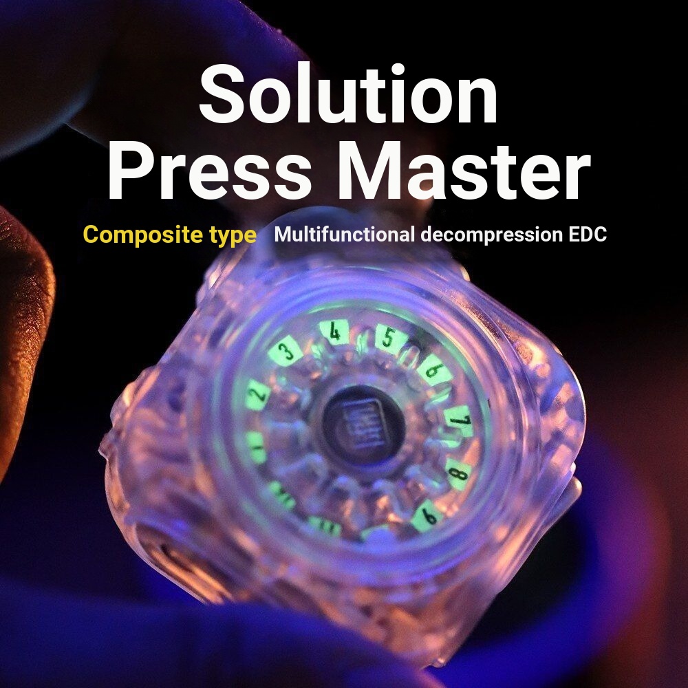 Get Fun Decompression Master e Push ยี่ห้อของเล่นบีบอัดปลายนิ้ว Spinner Pop Coin Decompression Handy