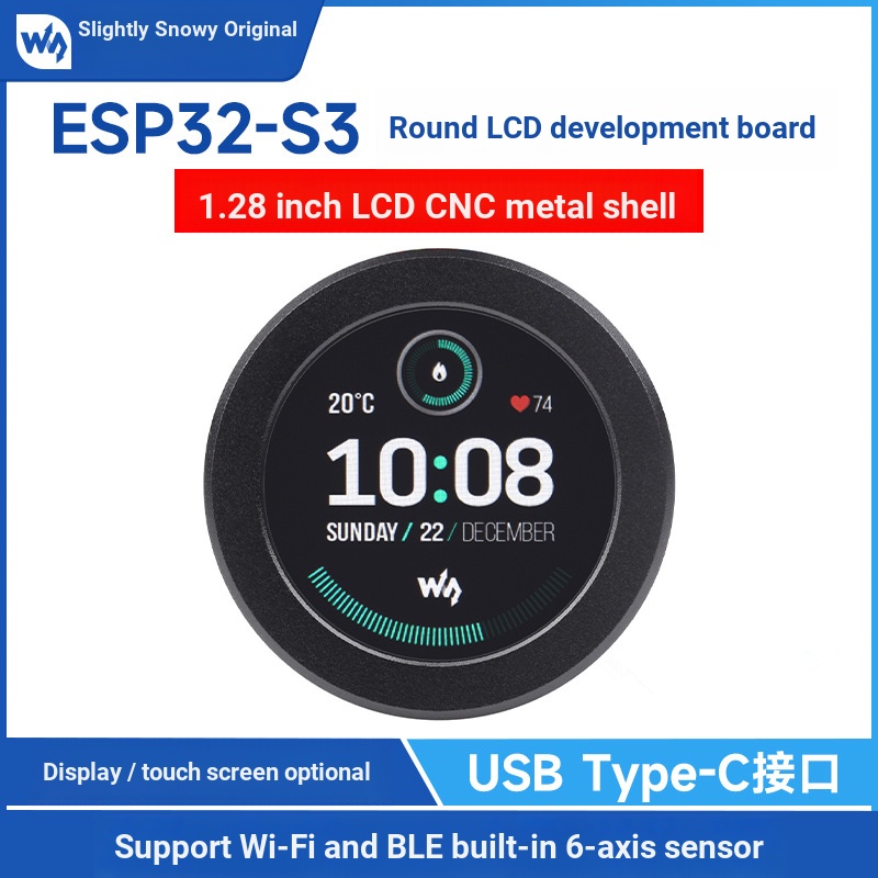 ESP32-SP32-S3 LX7 Dual-Core Integrated GC9A01 จอแสดงผลไดร์เวอร์ชิป 4 ซม.IPS หน้าจอ 240 ความละเอียด W