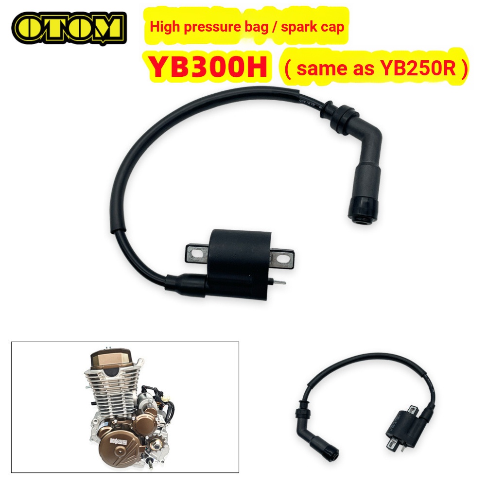 B b.Longxin รถจักรยานยนต์ออฟโรด YB300H/YB250R เครื่องยนต์แรงดันสูงแพ็ค Spark Cap Keweisi ซ่อม PEHF