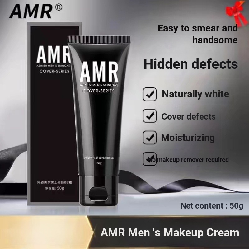 AMR AMR Azimeier Mens Plain Face Cream คอนซีลเลอร์คอนซีลเลอร์รองพื้นชนิดน้ํา