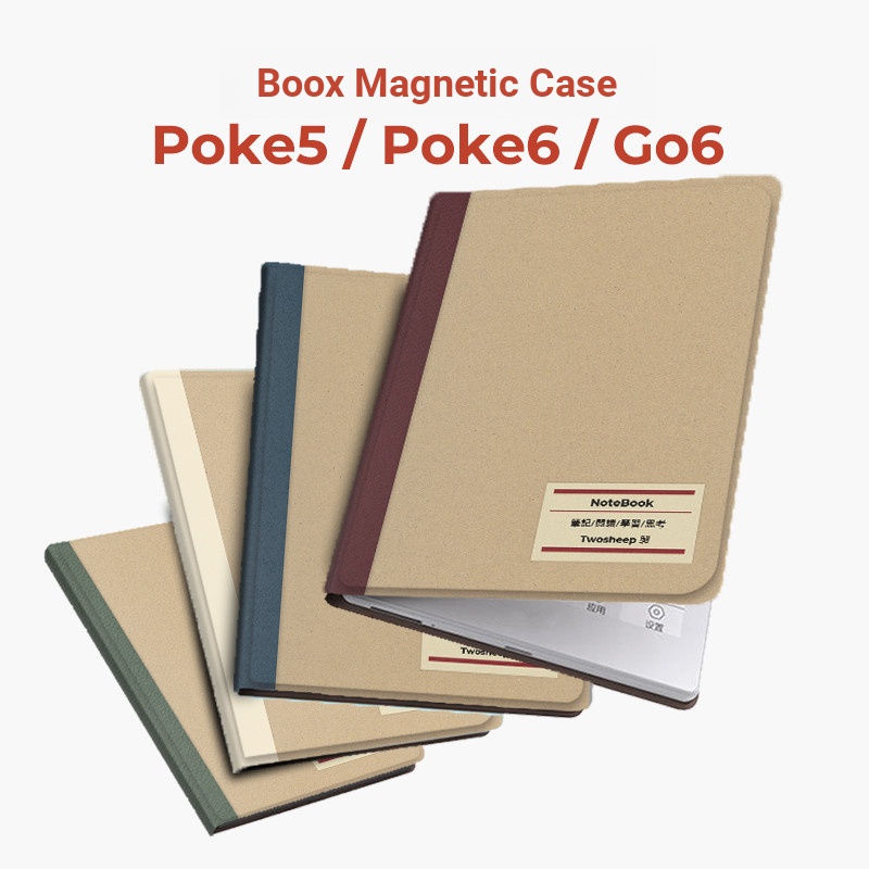 Aragonite boox poke6 เคสป้องกัน E-Book poke5 เคสป้องกัน Go6 ประเภทแม่เหล็ก 6 นิ้ว 2024 poke5s Sleep 